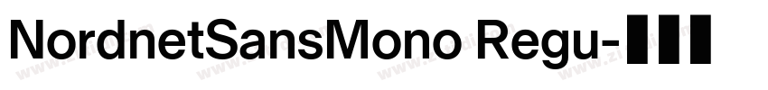 NordnetSansMono Regu字体转换